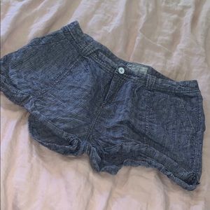 Free People Linen Blend Shorts